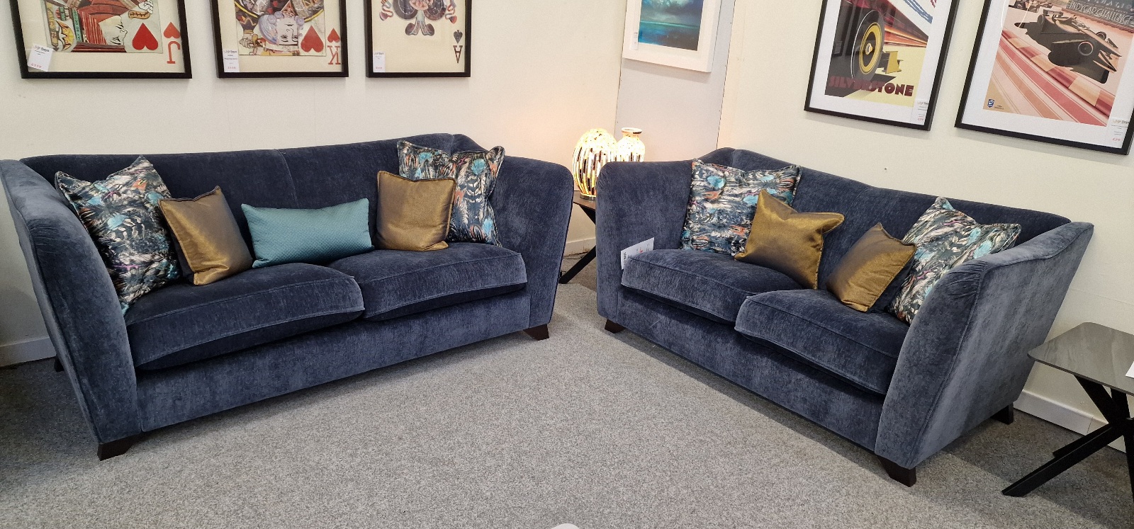 Luxurious 3 Seater & 2 Seater Sofa Set  